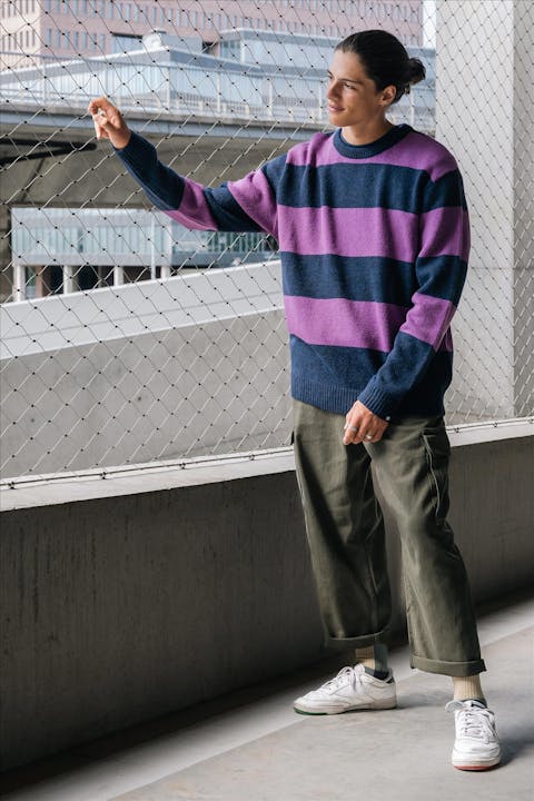 Element - Donkerblauw-paarse Bremerton Crew trui