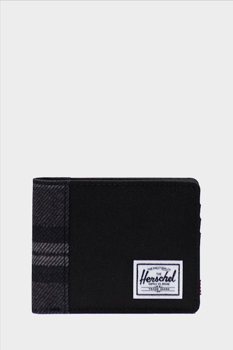 Herschel - Zwarte Geruite Roy portemonnee