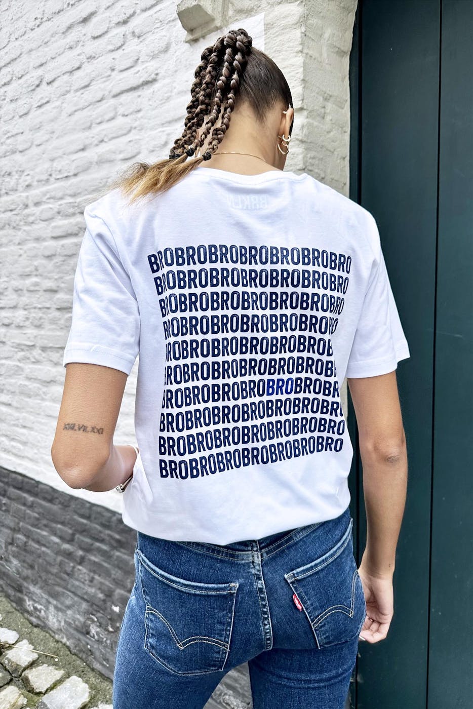 Brooklyn - Witte Bro T-shirt