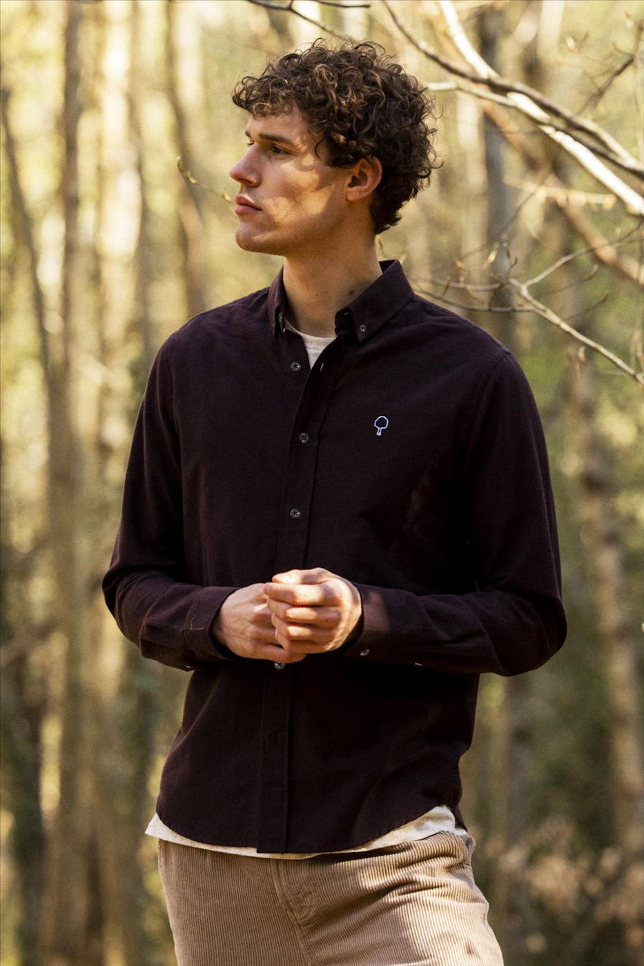 Faguo - Bordeaux Ivoy hemd