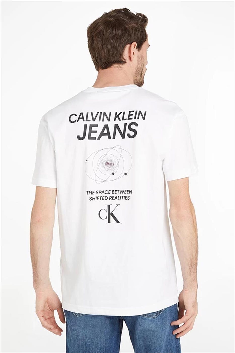 Calvin Klein Jeans - Witte Planet T-shirt