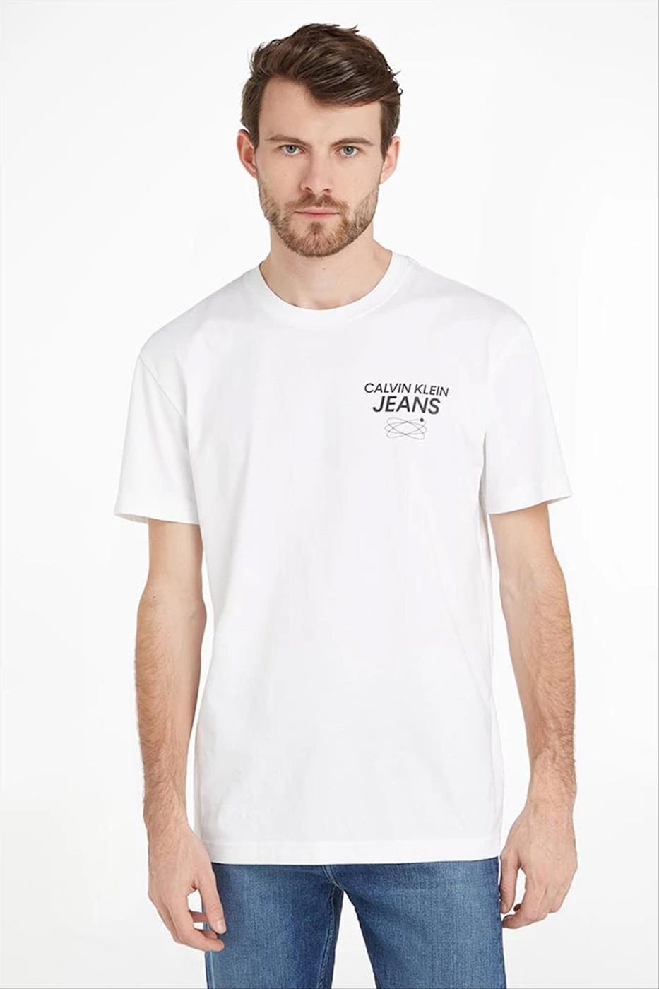 Calvin Klein Jeans - Witte Planet T-shirt