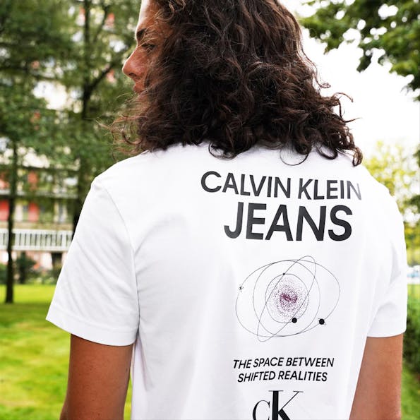 Calvin Klein Jeans - Witte Planet T-shirt