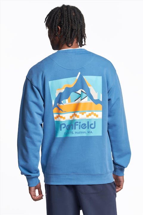Penfield - Blauwe Geo Print sweater