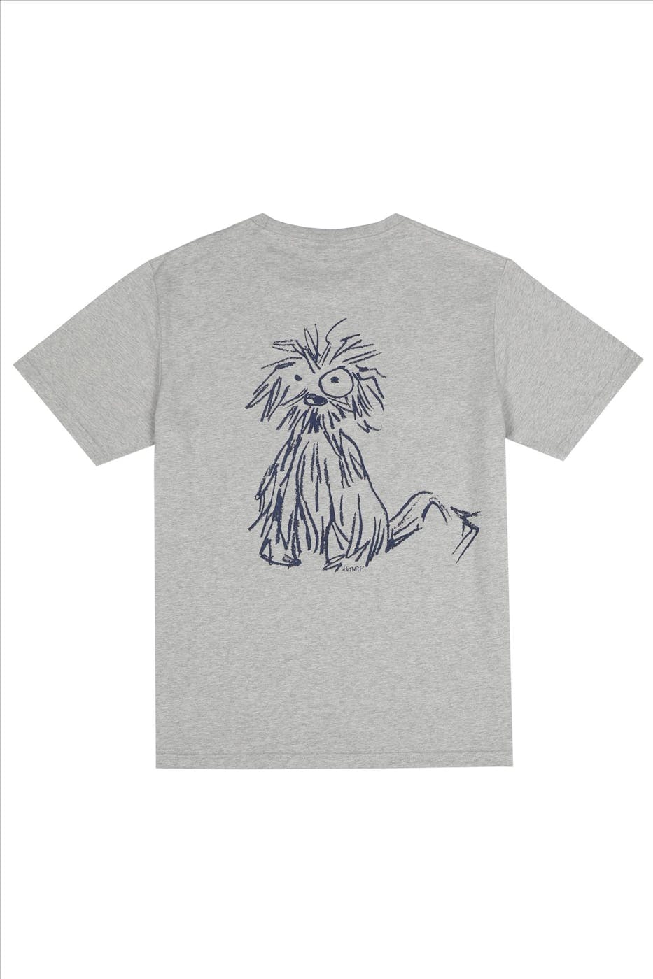 Antwrp - Grijze Doggy Backprint T-shirt
