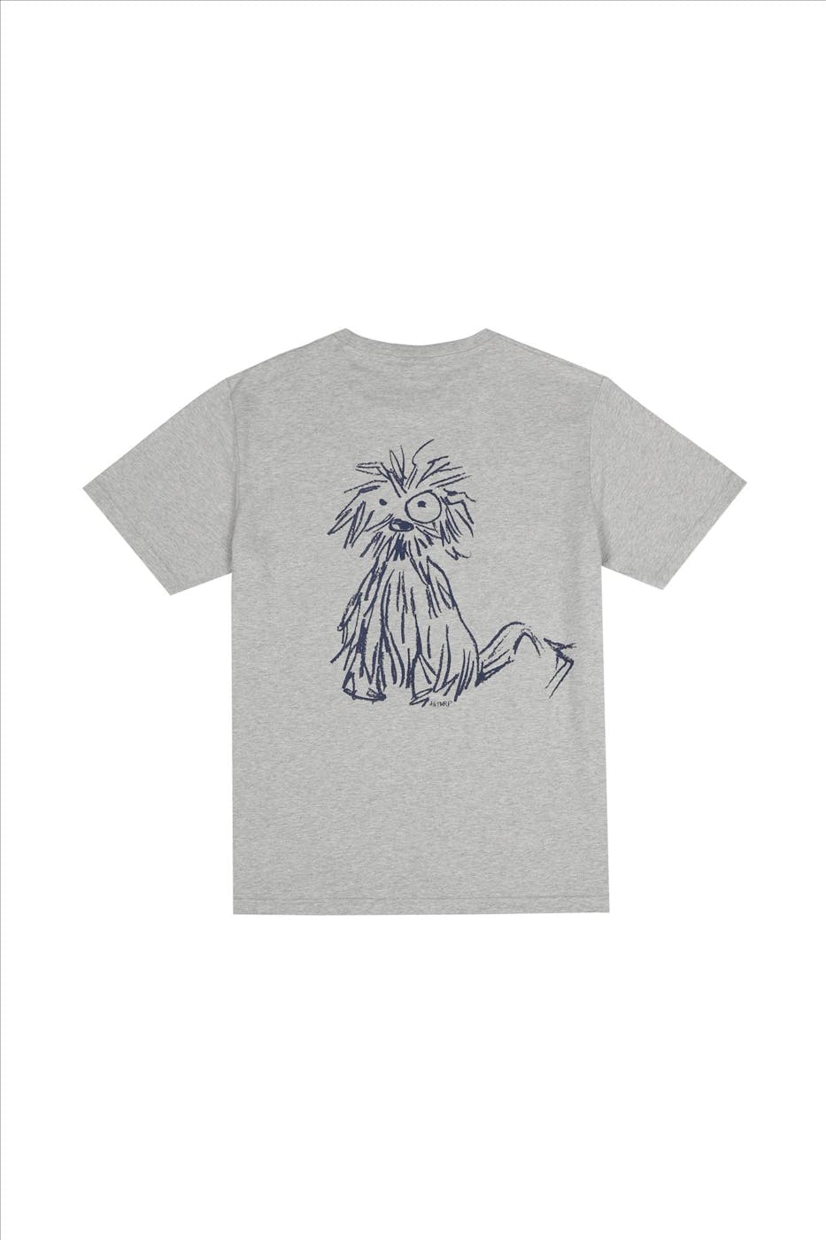 Antwrp - Grijze Doggy Backprint T-shirt