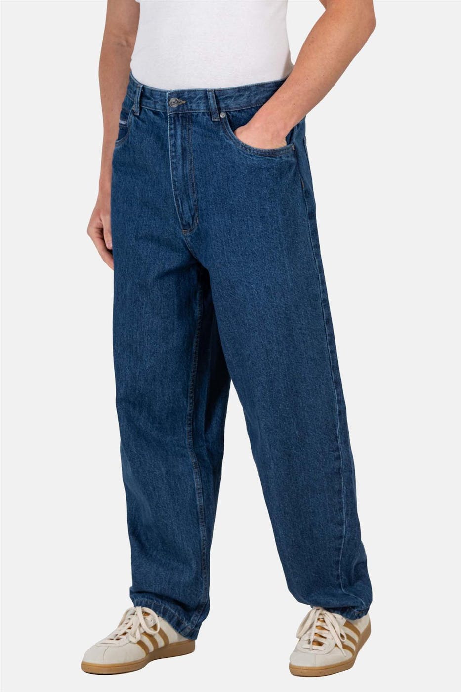 Reell - Donkerblauwe Baggy Tapered jeans