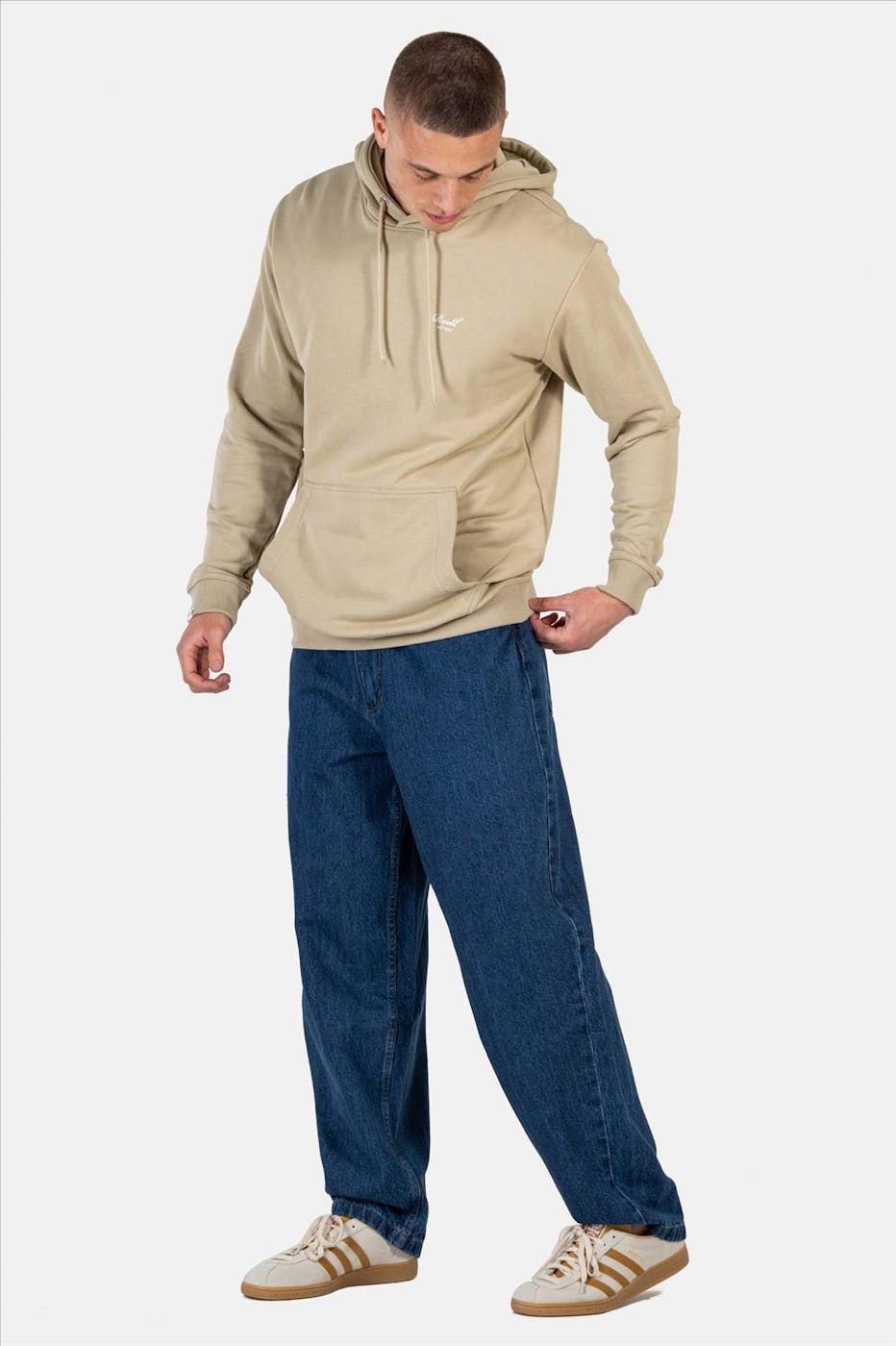Reell - Donkerblauwe Baggy Tapered jeans