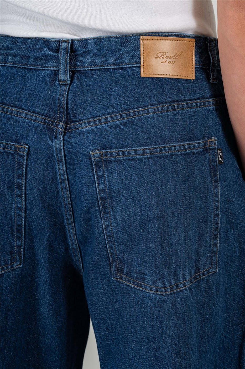 Reell - Donkerblauwe Baggy Tapered jeans