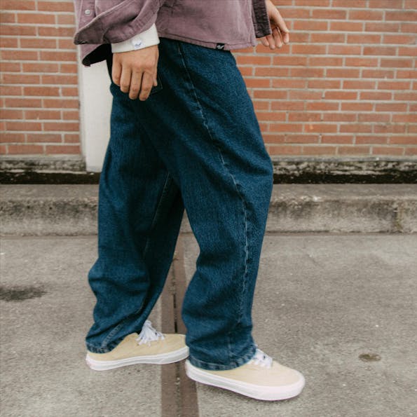 Reell - Donkerblauwe Baggy Tapered jeans