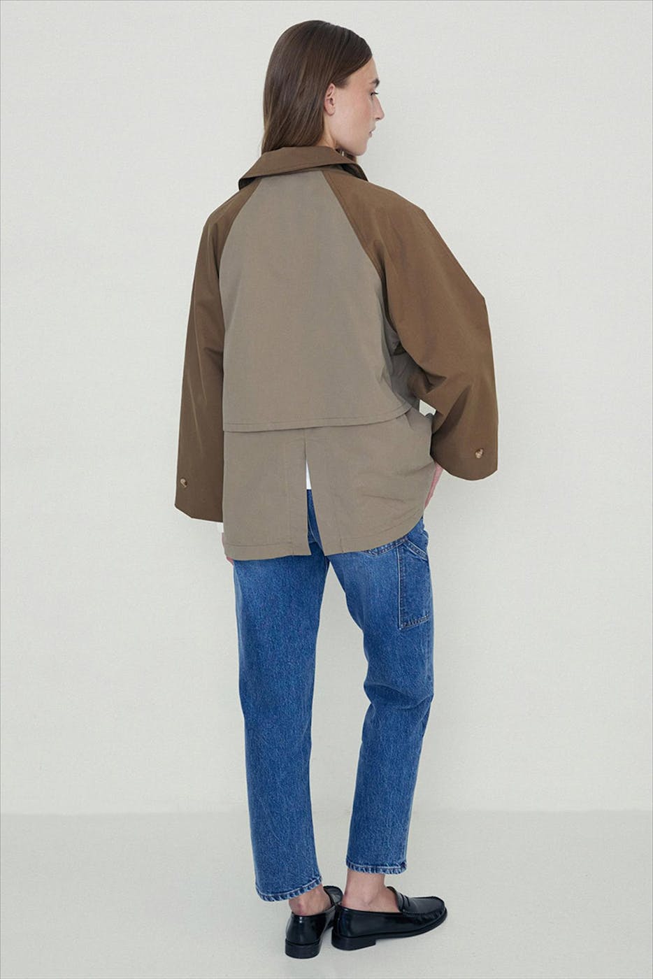 YERSE - Kaki Two-Tone jas