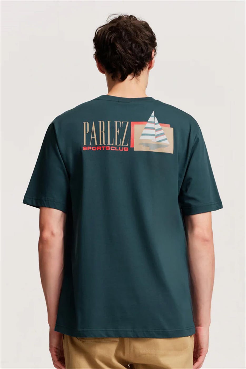 PARLEZ - Petrolgroene Auriga T-shirt