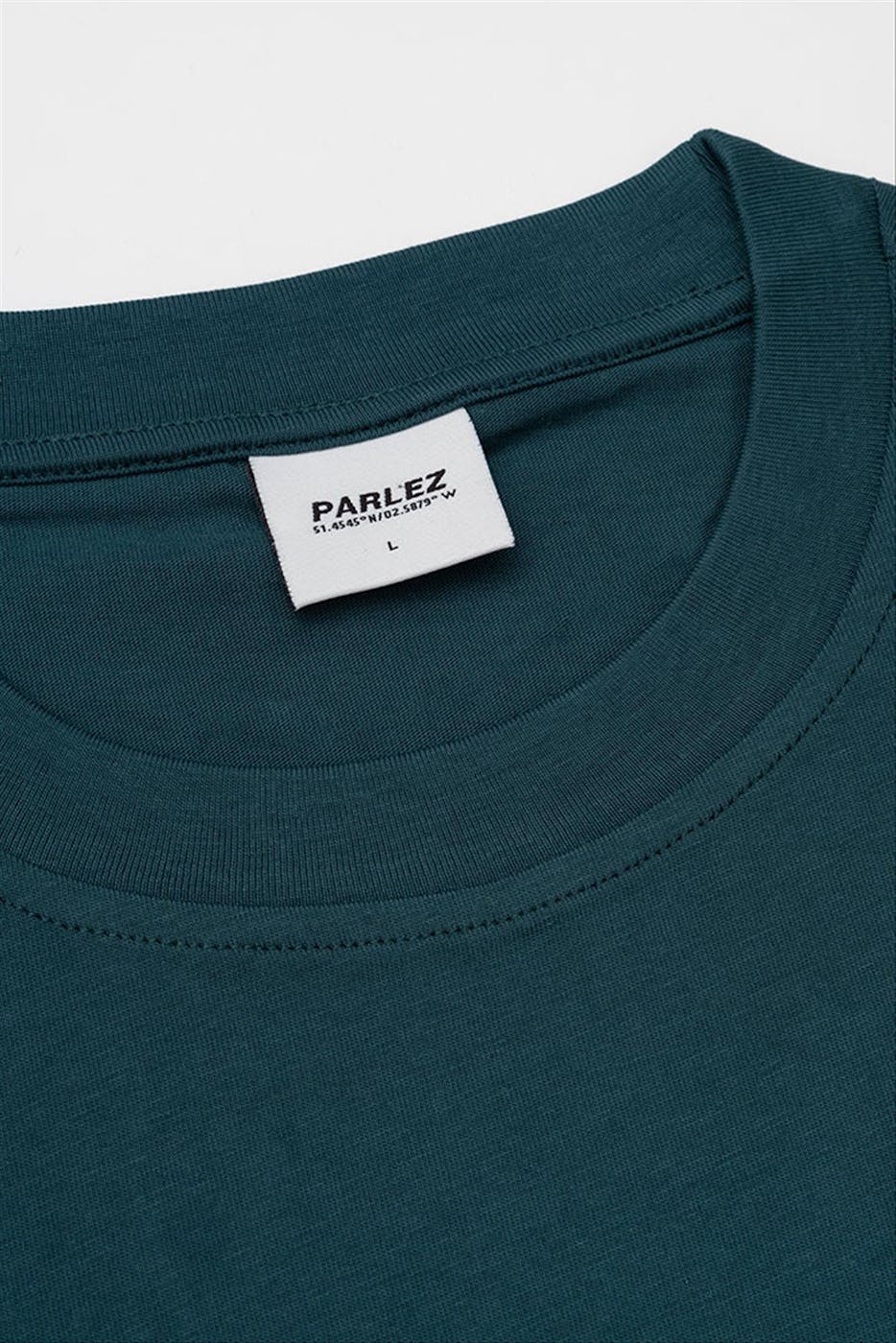 PARLEZ - Petrolgroene Auriga T-shirt