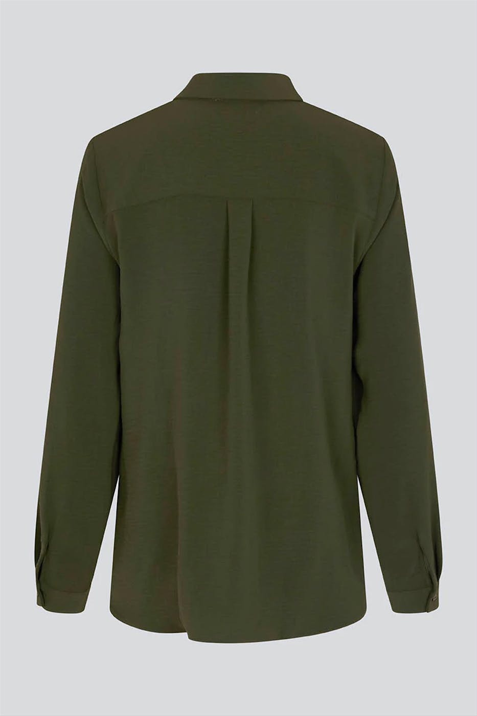 Modström - Donkergroene Ossa blouse