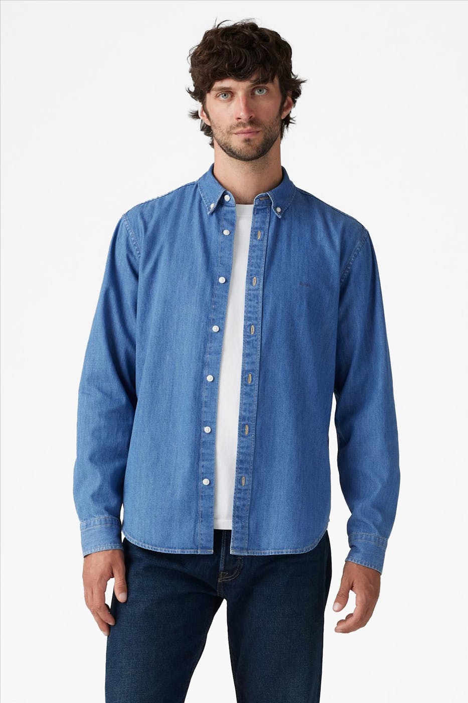 Levi's - Blauw Authentic jeanshemd