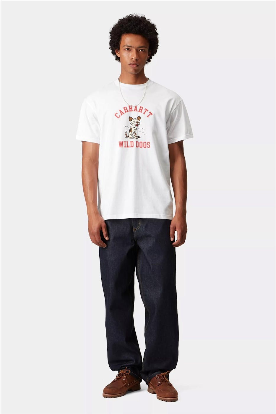 Carhartt WIP - Witte Wild Dog T-shirt