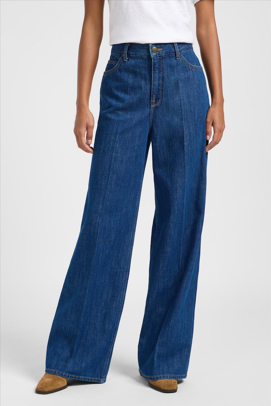 Lee - Donkerblauwe Stella A-Line jeans