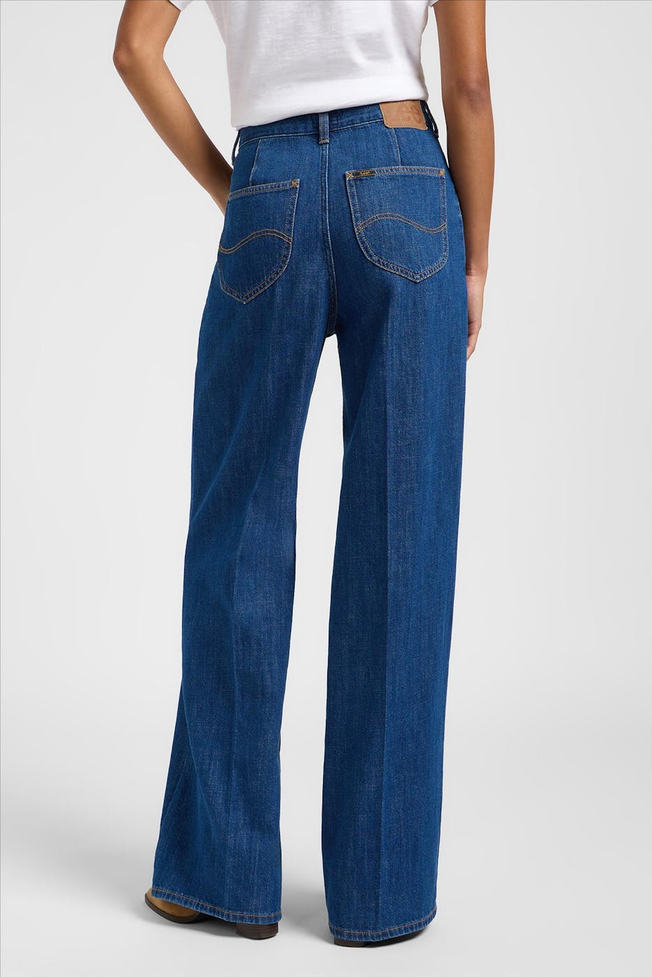 Lee - Donkerblauwe Stella A-Line jeans