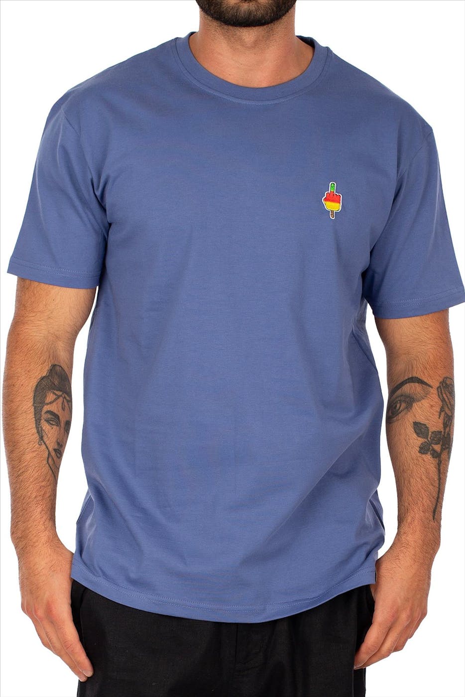 Iriedaily - Blauwe Flutscher T-shirt