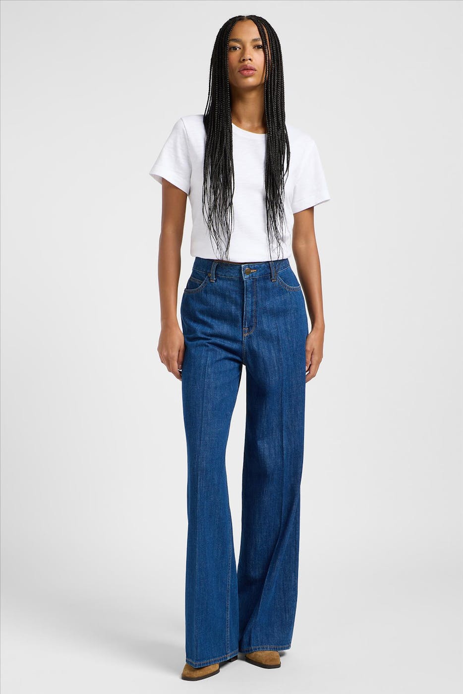 Lee - Donkerblauwe Stella A-Line jeans
