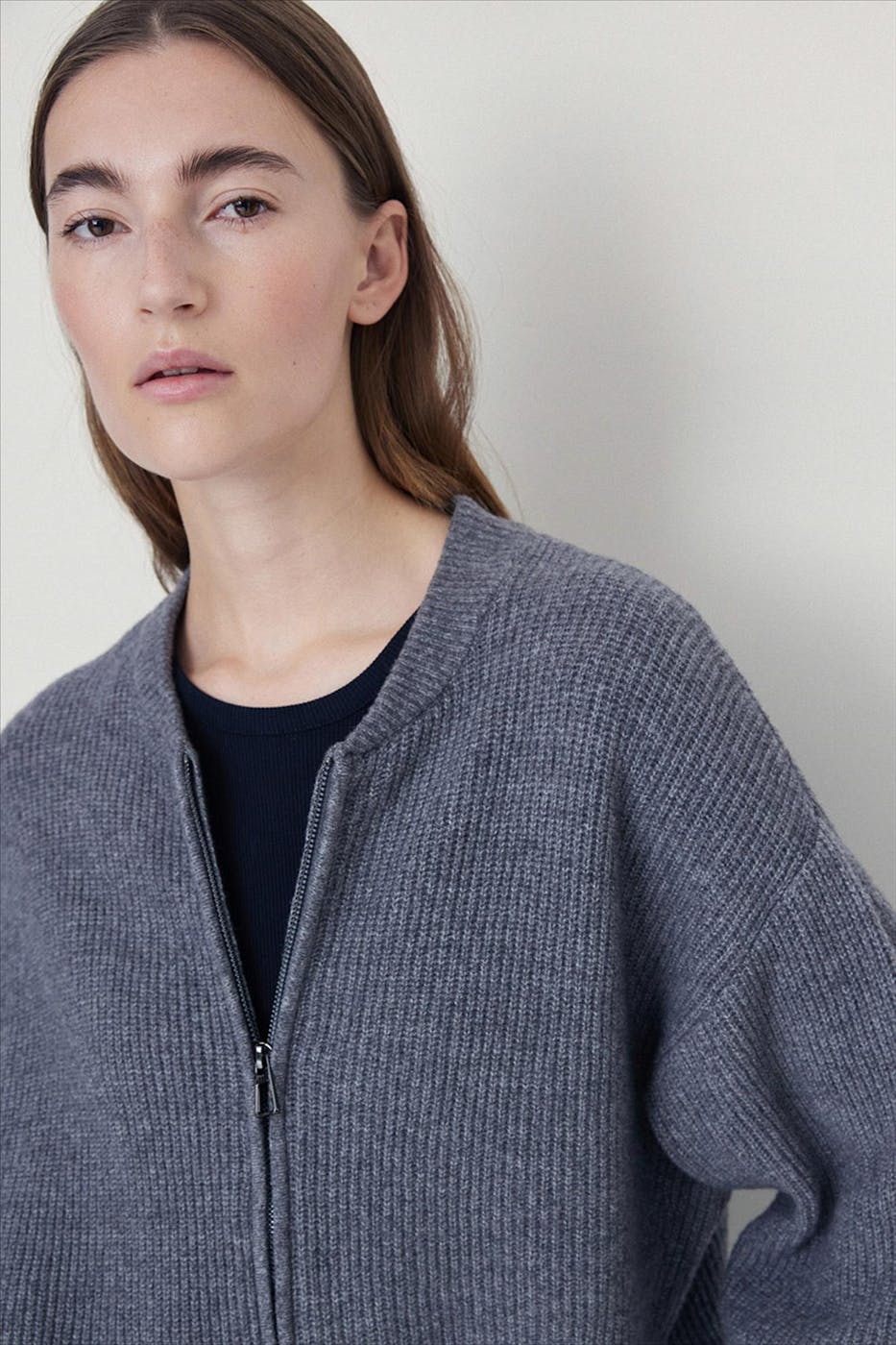 YERSE - Grijze Nina cardigan