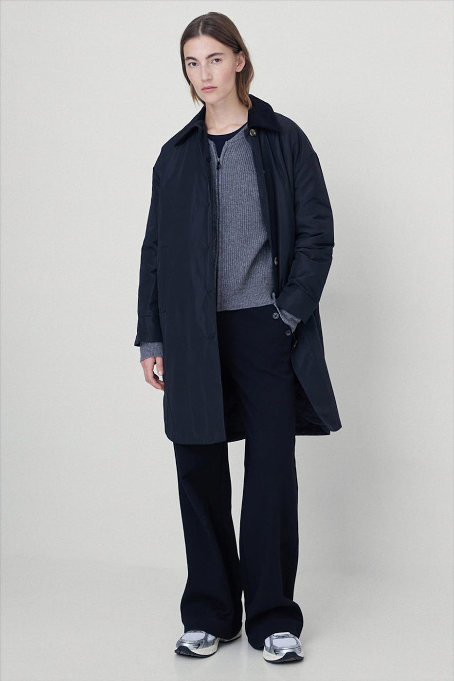 YERSE - Grijze Nina cardigan