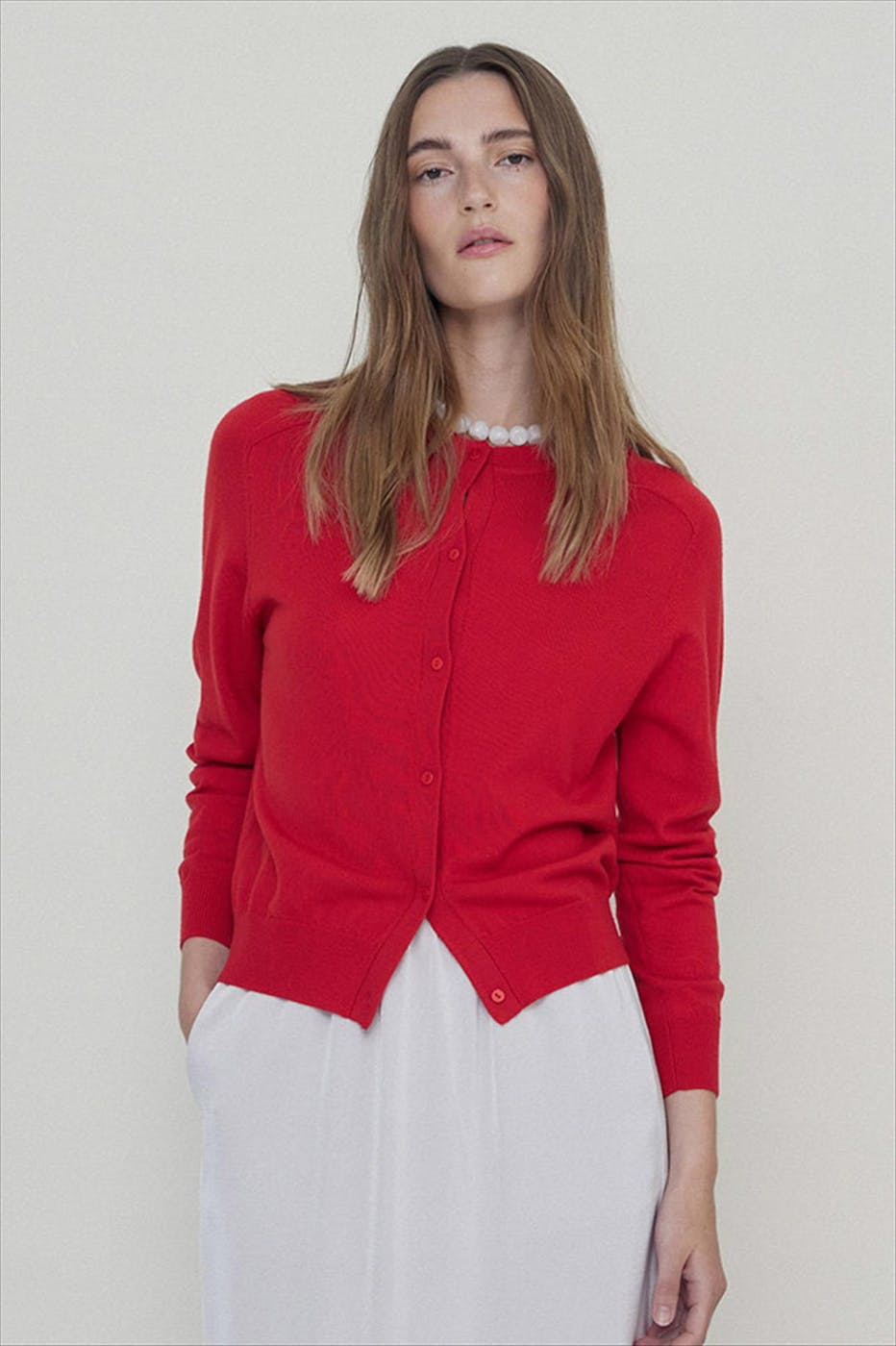 YERSE - Rode Mary cardigan