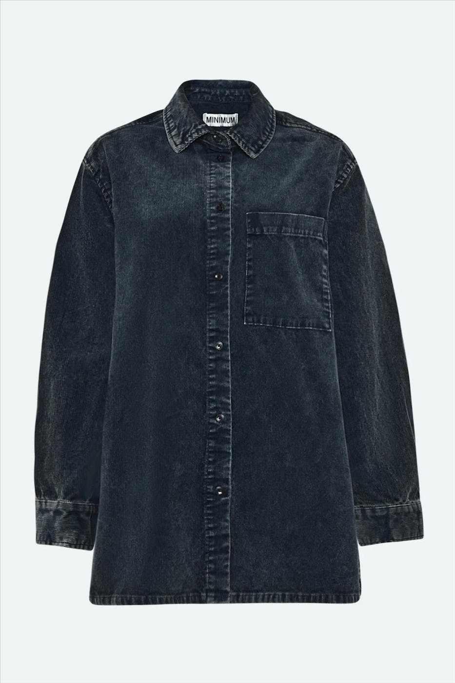 Minimum - Blauwe Layne blouse