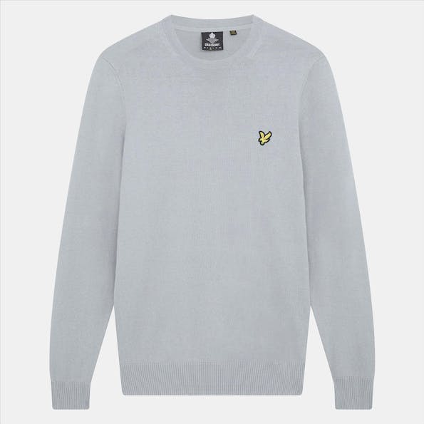 Lyle & Scott - Lichtblauwe Merino Crew Jumper trui