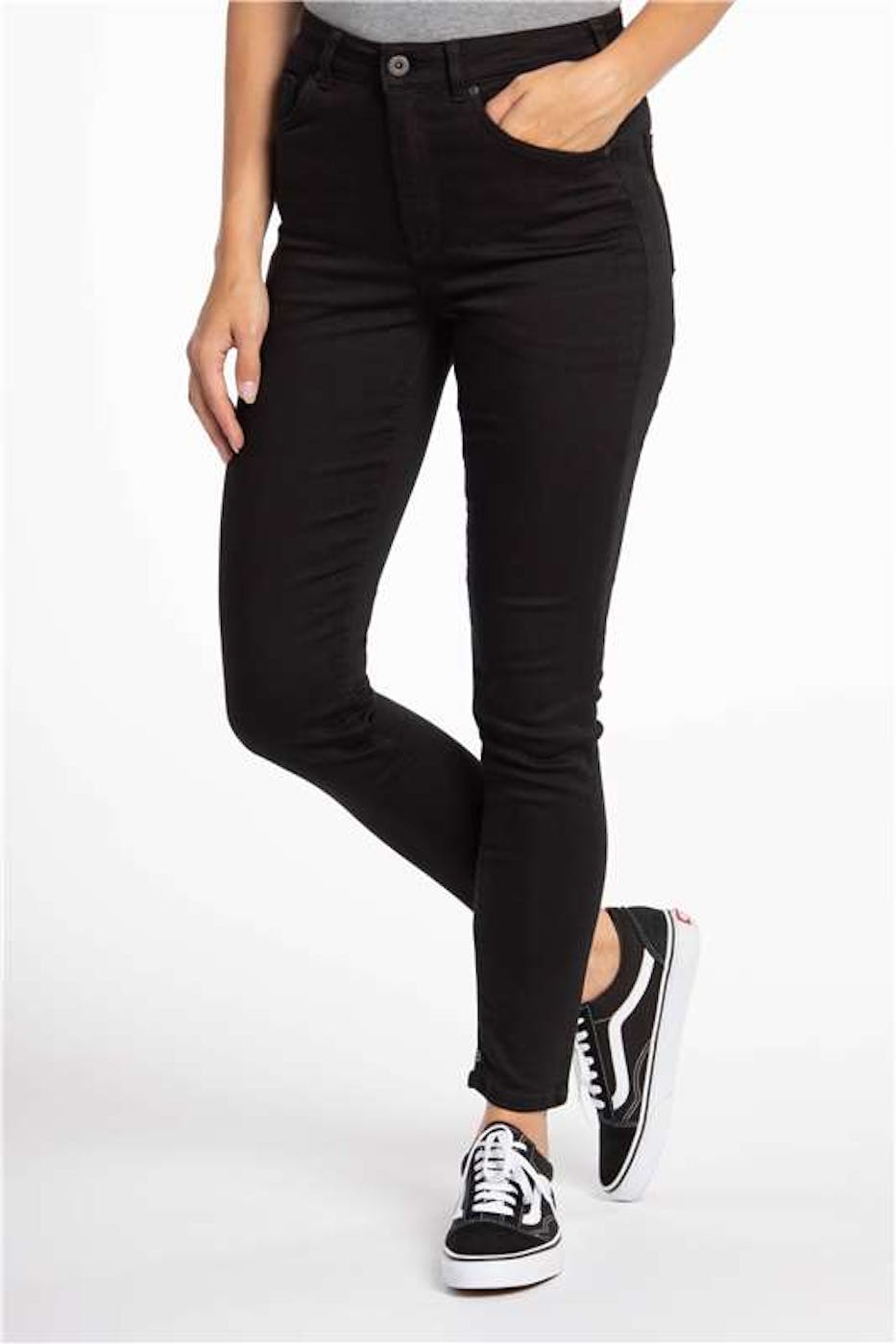 Scotch & Soda - Zwarte Haut skinny jeans met hoge taille