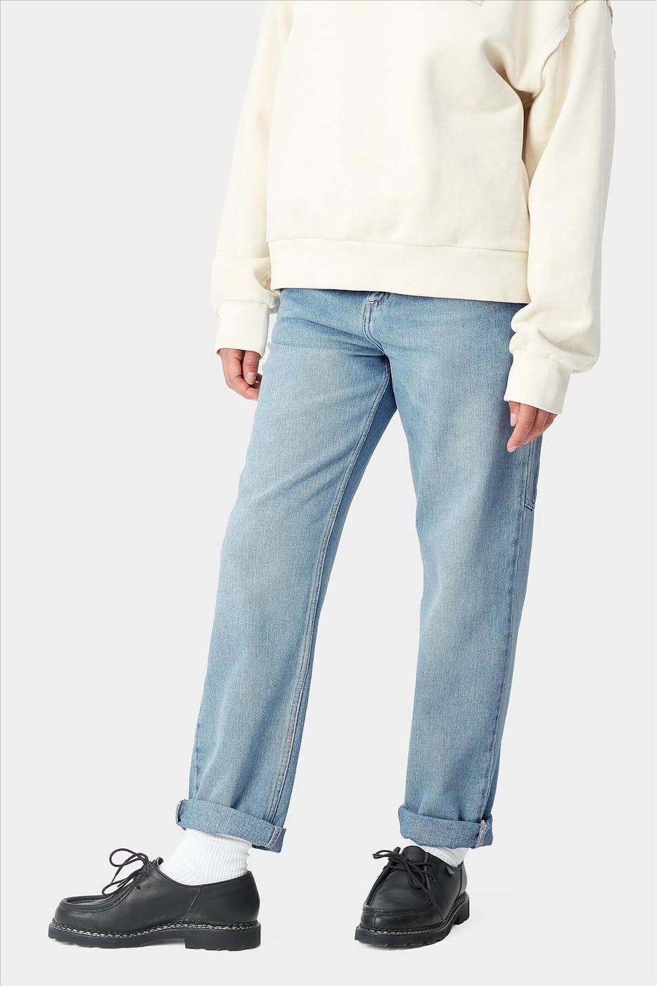 Carhartt WIP - Lichtblauwe Pierce boyfriend work jeans