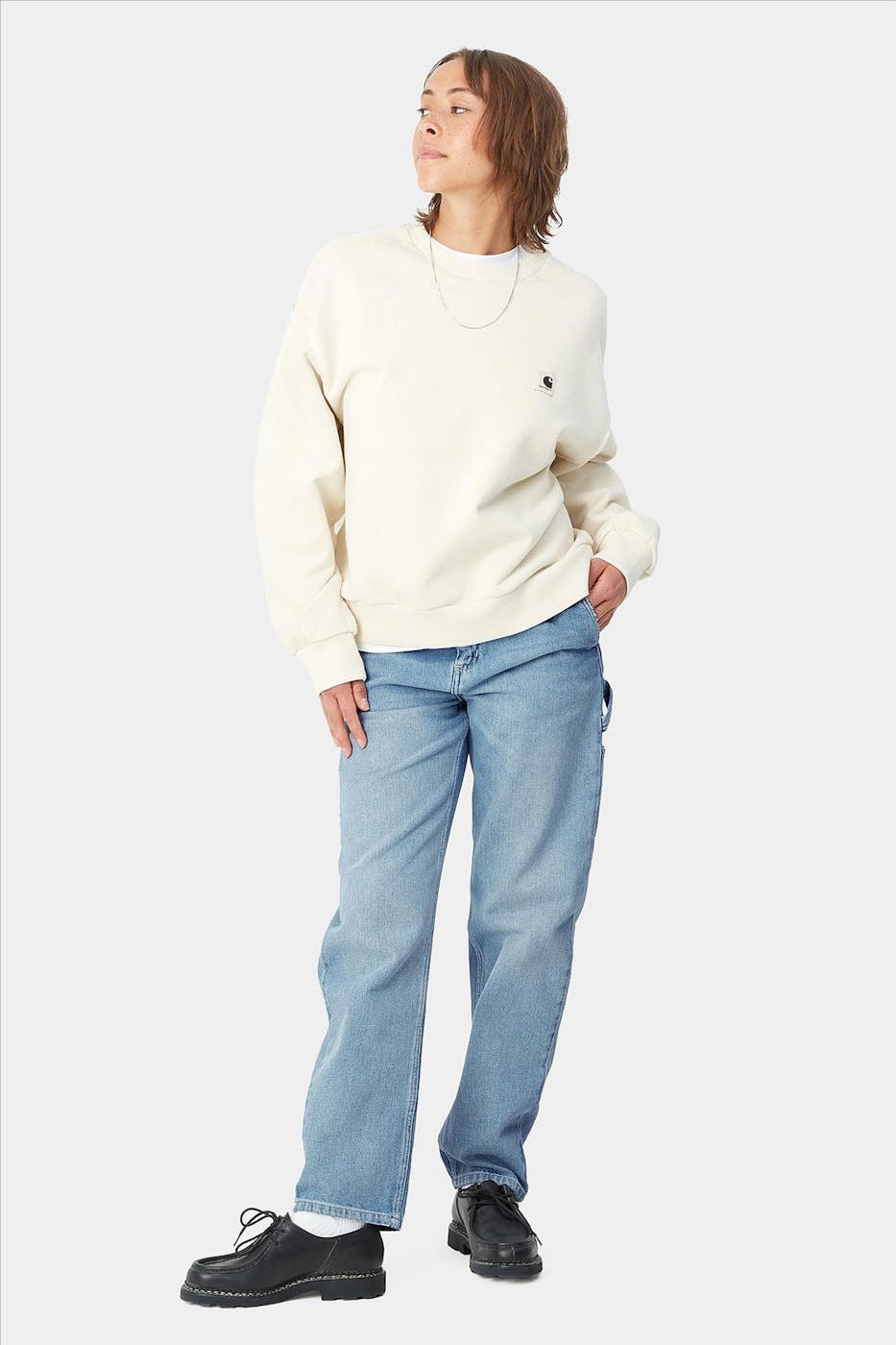Carhartt WIP - Lichtblauwe Pierce boyfriend work jeans