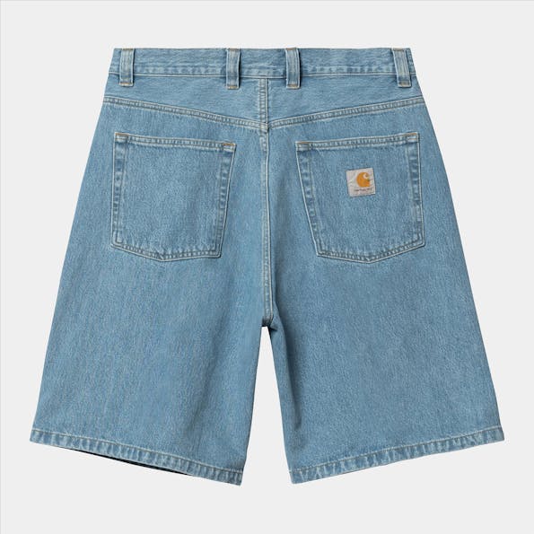Carhartt WIP - Lichtblauwe Brandon jeansshort