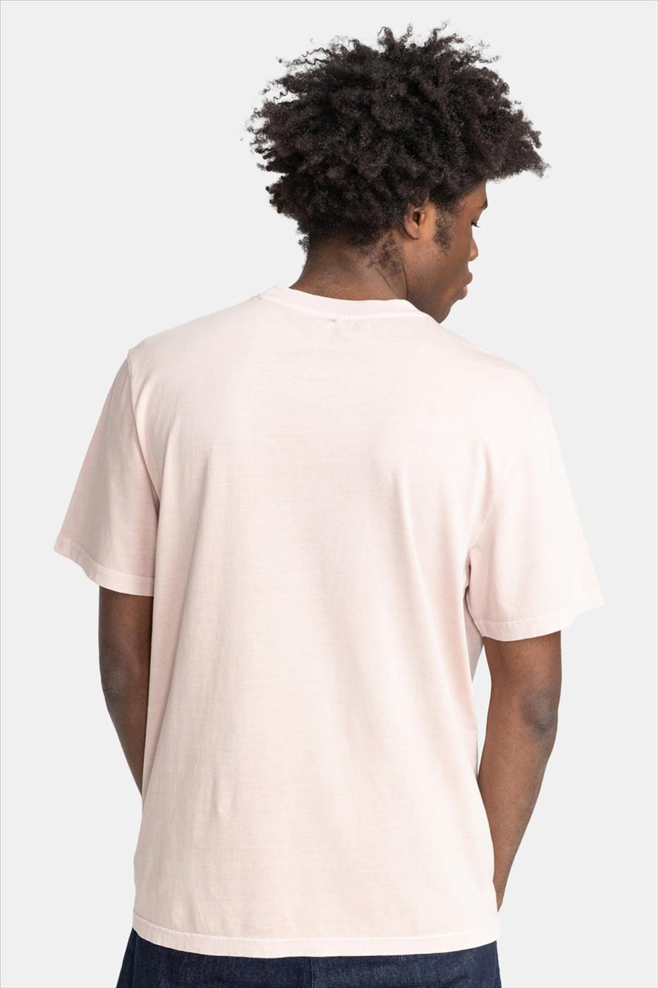 Element - Lichtroze Basic Pocket T-shirt
