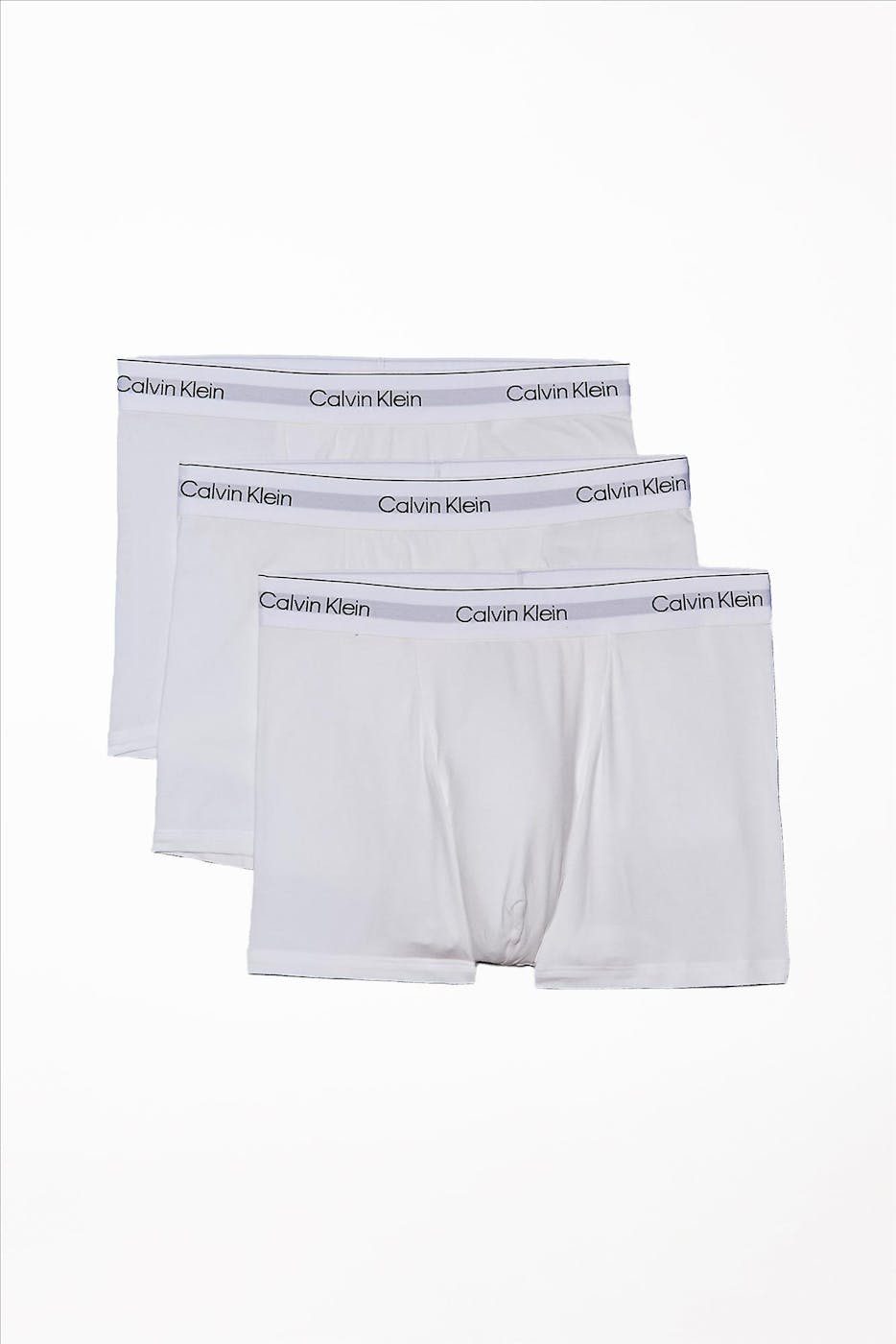 Calvin Klein Underwear - Witte 3-pack Cotton trunk boxershorts