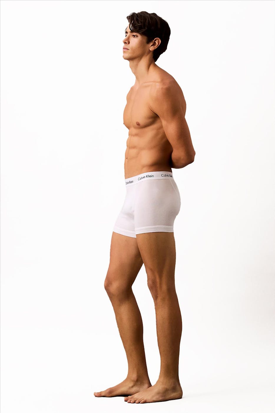 Calvin Klein Underwear - Witte 3-pack Cotton trunk boxershorts