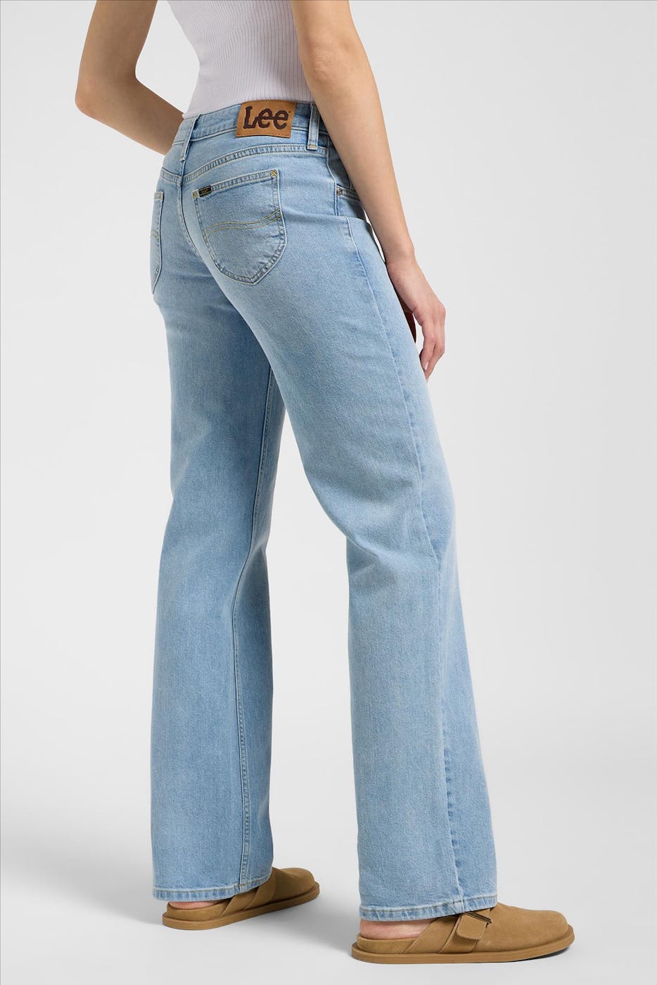 Lee - Lichtblauwe Zoe Straight jeans