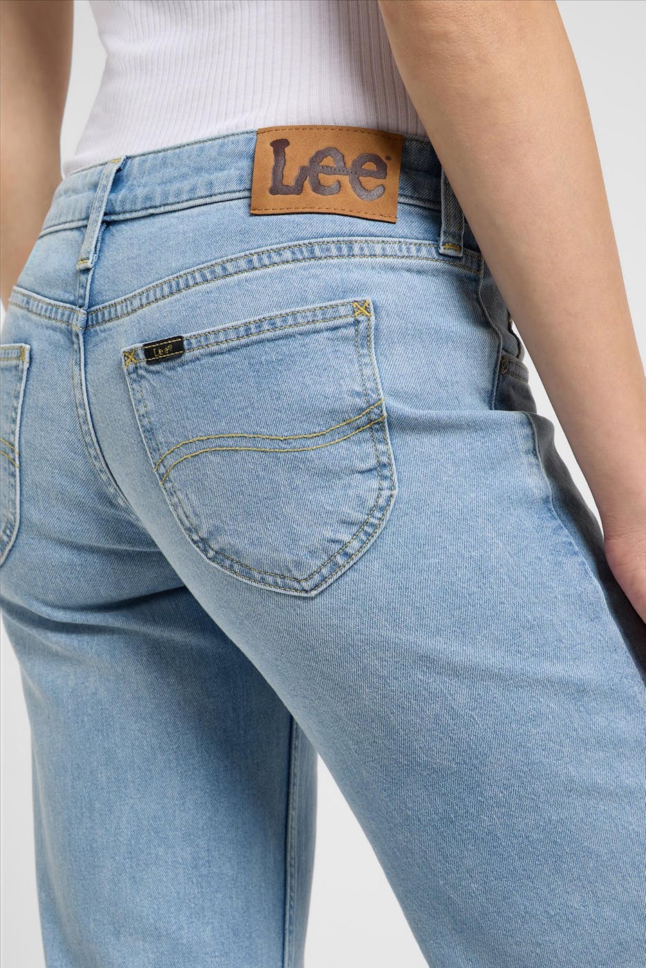 Lee - Lichtblauwe Zoe Straight jeans
