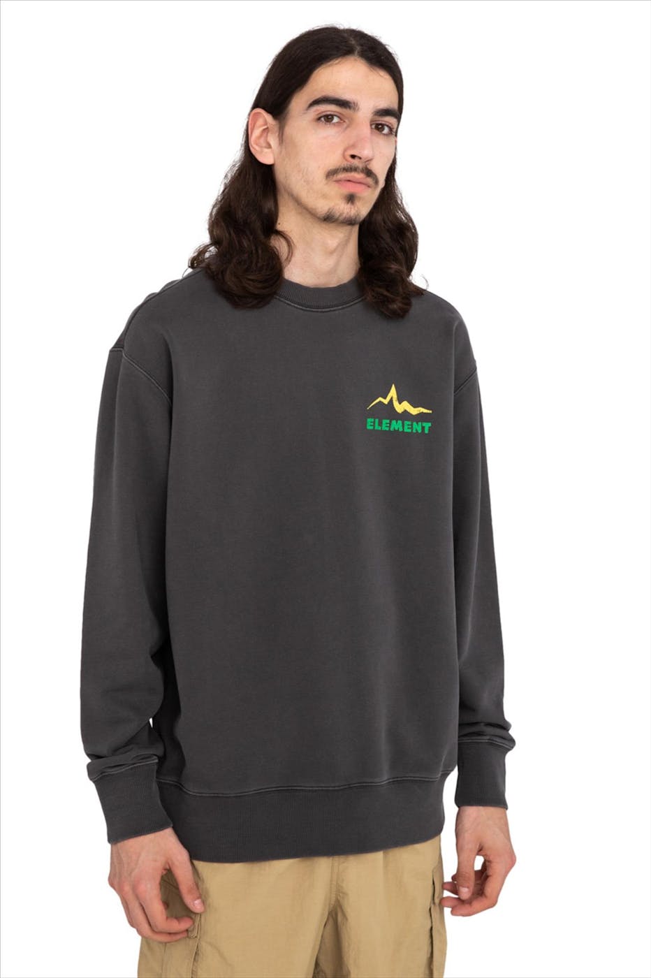 Element - Donkergrijze Mountain Sound sweater