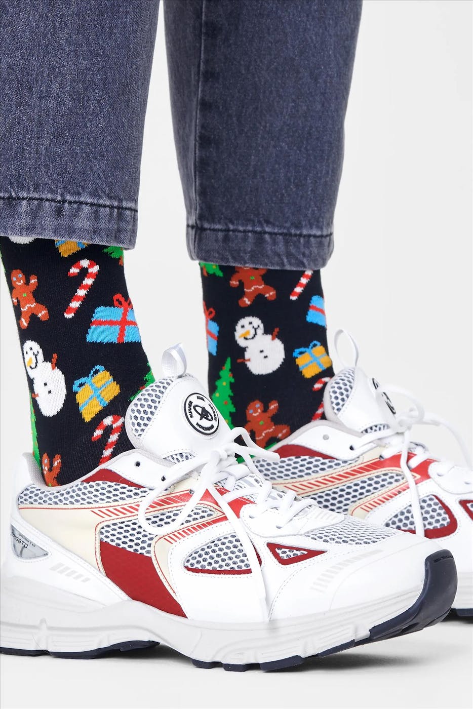 Happy Socks - Zwarte-multicolour Bring It On sokken, maat: 36-40