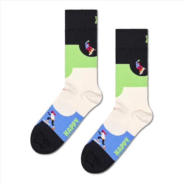Happy Socks - Multicolour Skateboard sokken, maat: 41-46