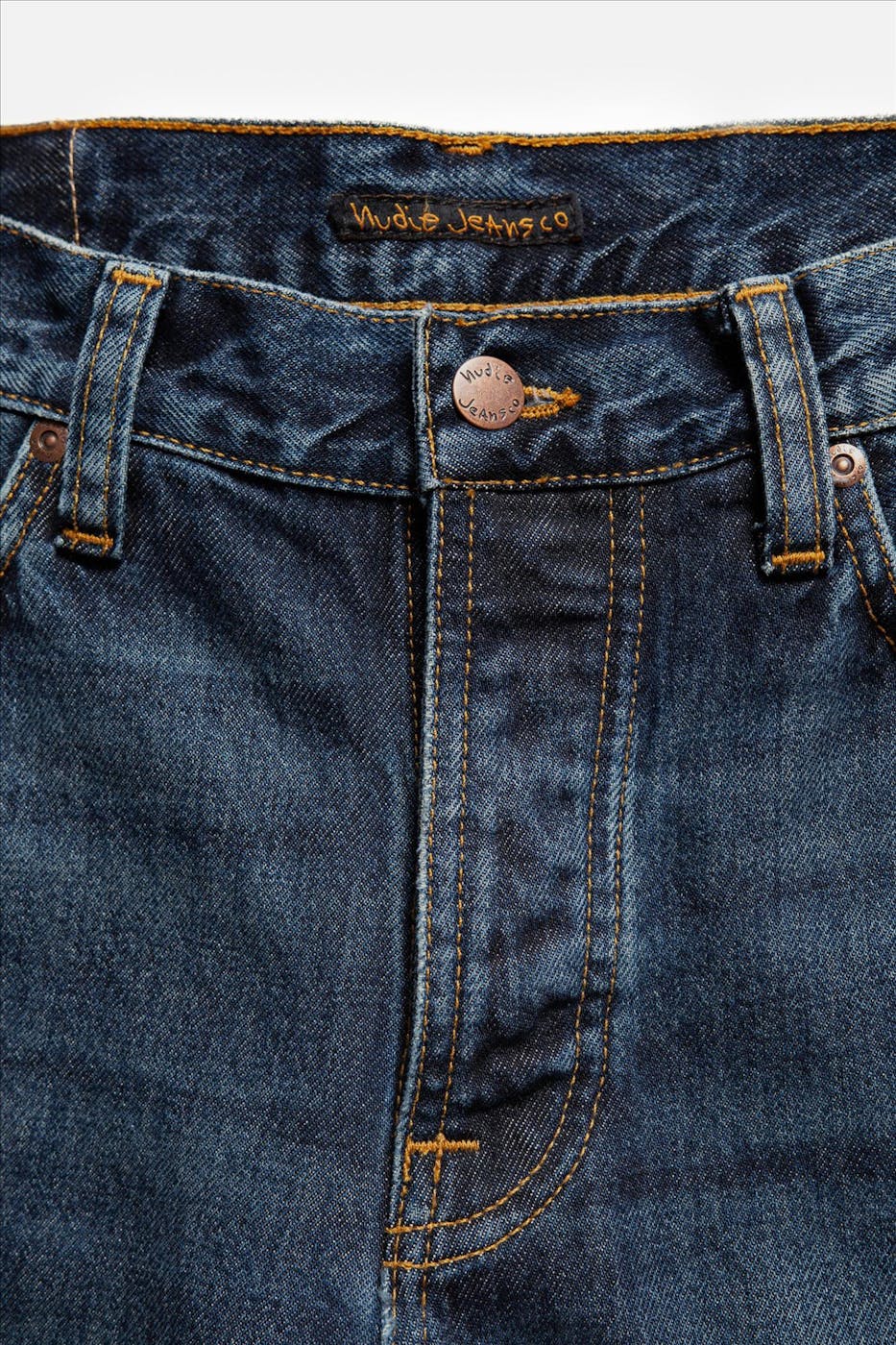 Nudie Jeans Co. - Donkerblauwe Steady Eddie jeans
