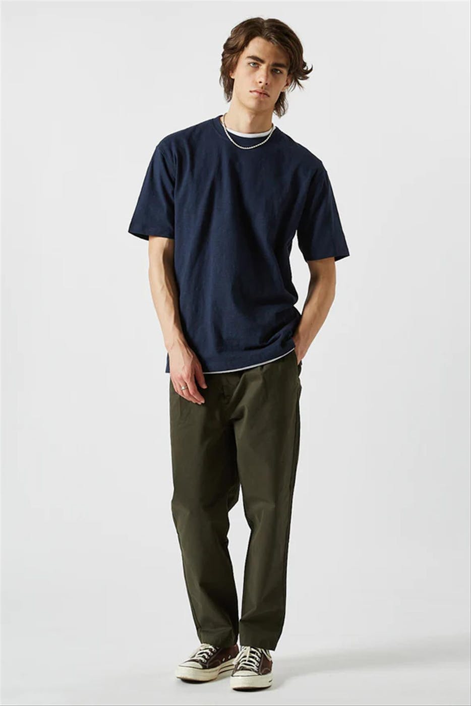 Minimum - Donkerblauwe Heon T-shirt