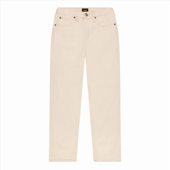 Lee - Ecru Carol straight jeans