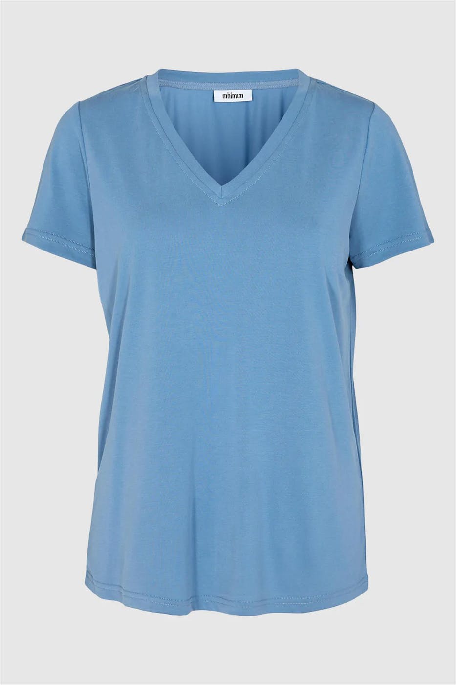 Minimum - Blauwe Rynih T-shirt