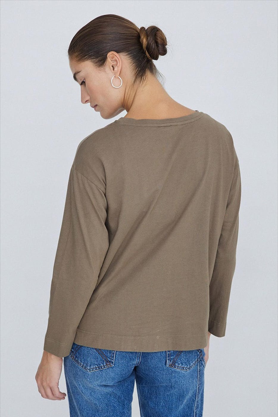 YERSE - Kaki Sateen longsleeve