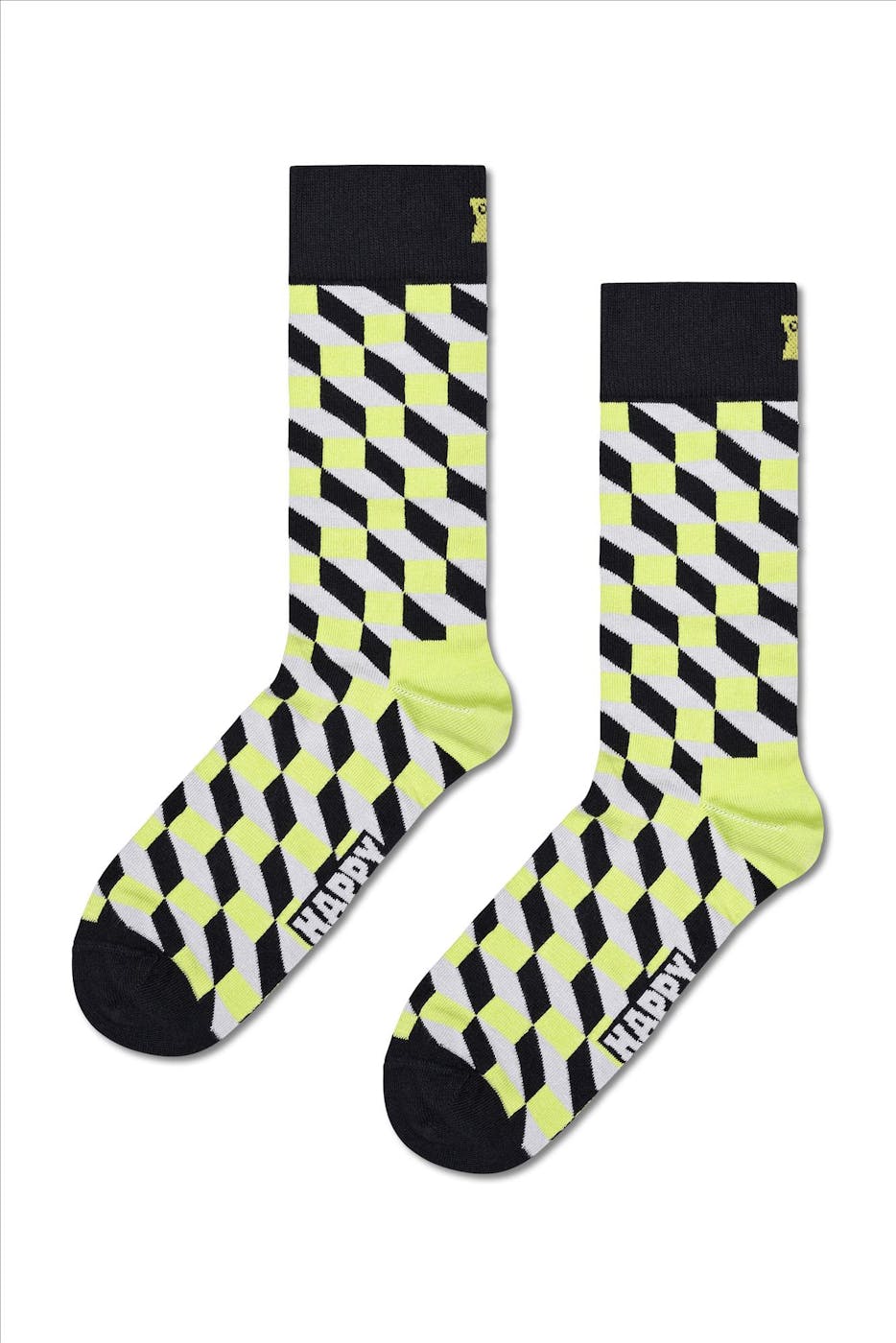 Happy Socks - Multicolour Vormen 3-pack sokken, maat: 36-40
