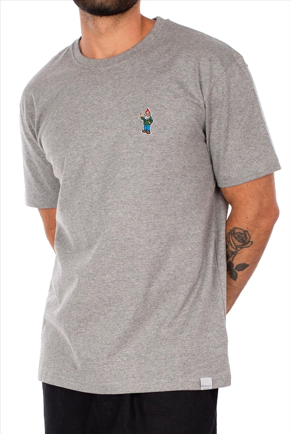 Iriedaily - Grijze Little Gnome T-shirt