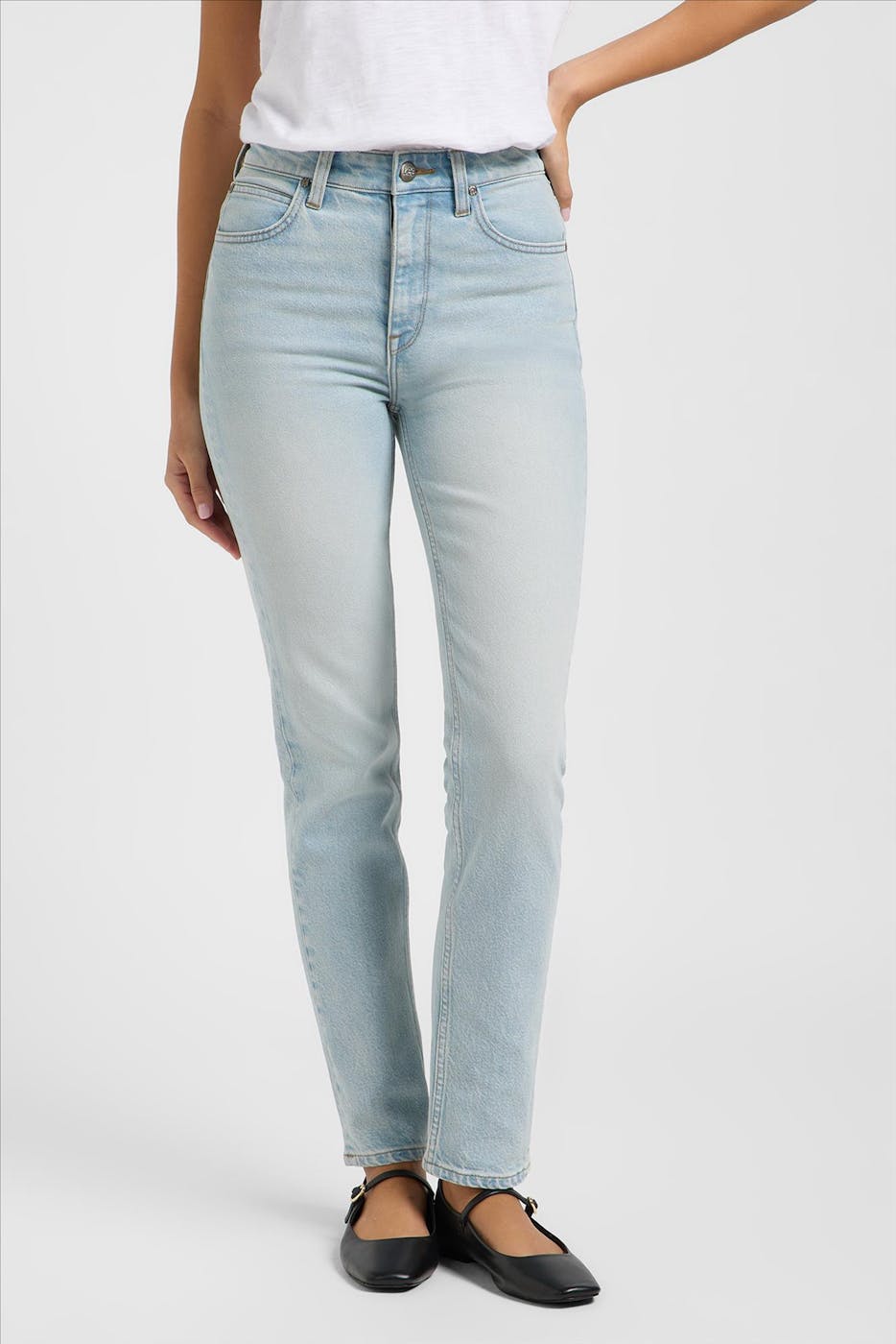 Lee - Lichtblauwe Carol straight jeans