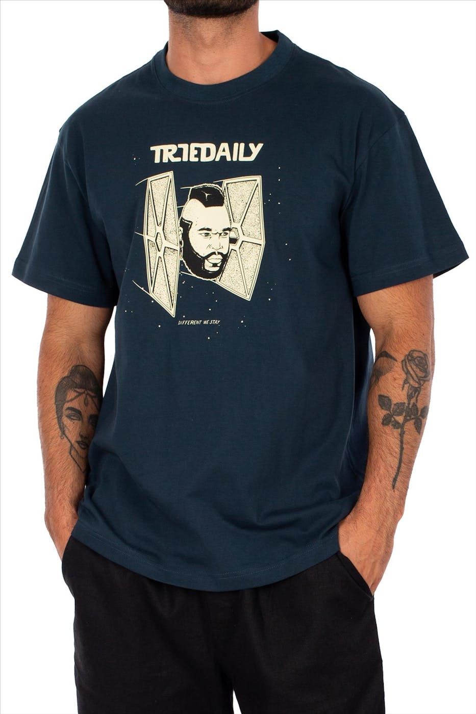 Iriedaily - Donkergroene T Fighter T-shirt